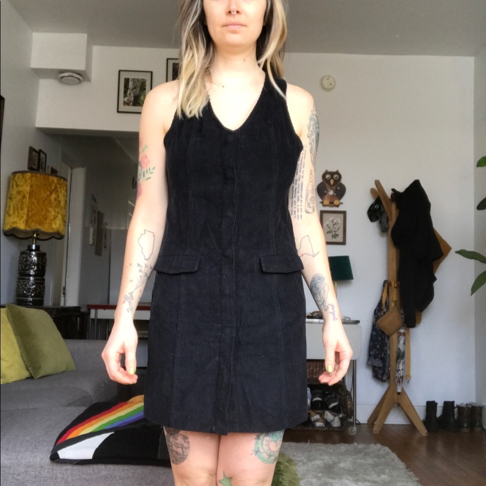 Corduroy Racerback Dress